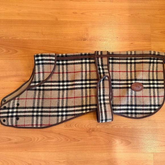 Burberrys vintage wool thick dog coat 22x55 cm - Picture 2 of 12